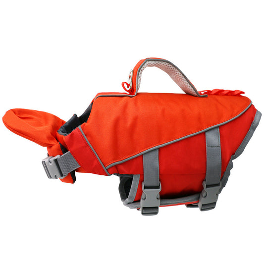 Adjustable Dog Life Vest with Reflective Stripes – High Buoyancy, Breathable Safety Jacket for Water Sports & Swimming