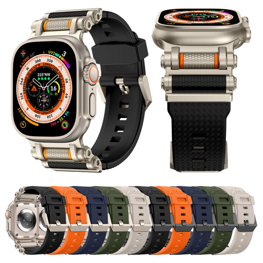 Applicable Apple Watch Band Samsung Ultra Band Carbon Fiber Silicone Band Steel Destiny Gear