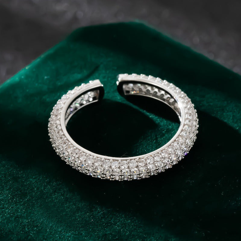 Gold Plated Open Index Finger Ring Wedding Bride Wedding Ring Handicraft