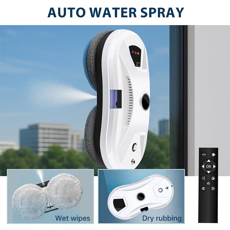 Smart Window Cleaning Robot- 5600paAuto Glass Cleaner