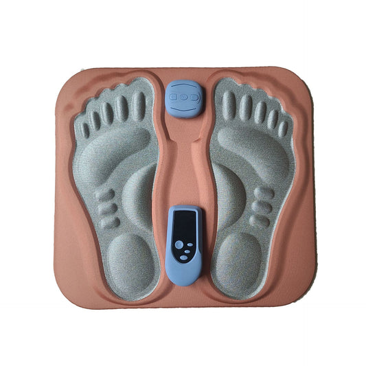 Smart Foot Massage Pad with 3D Reflexology &amp; Microcurrent Pulse Therapy for Home Use - Electric Foot Massager for Relaxation and Pain Relief