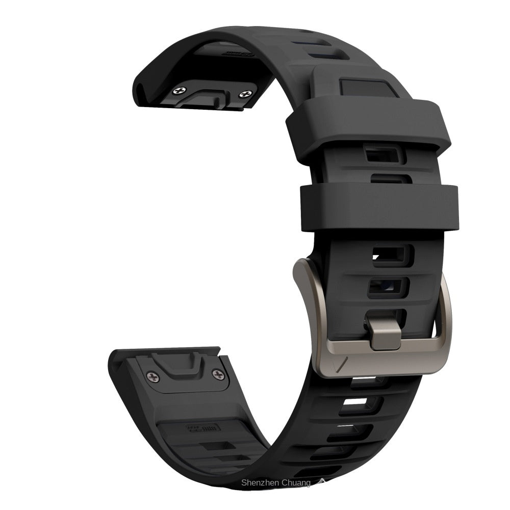 Compatible with Garmin Fenix 8 Official Style Strap, Fenix 8 Series 43/47/51mm Quick-Release Silicone Watch Band