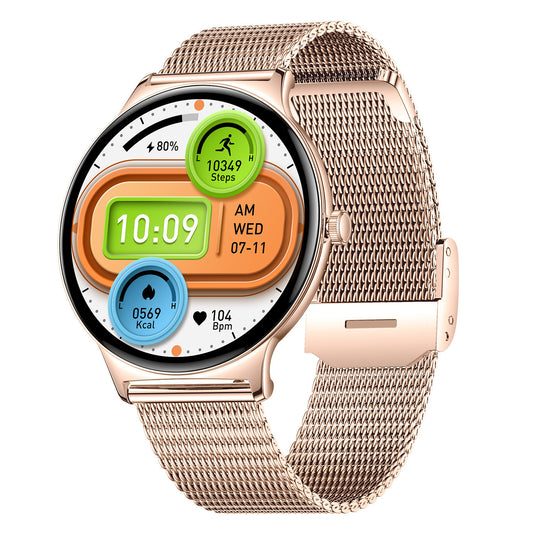 V89 Smart Watch Ultra-Thin Bluetooth Calling HD Screen Sport Waterproof Message Call Reminder AMOLED