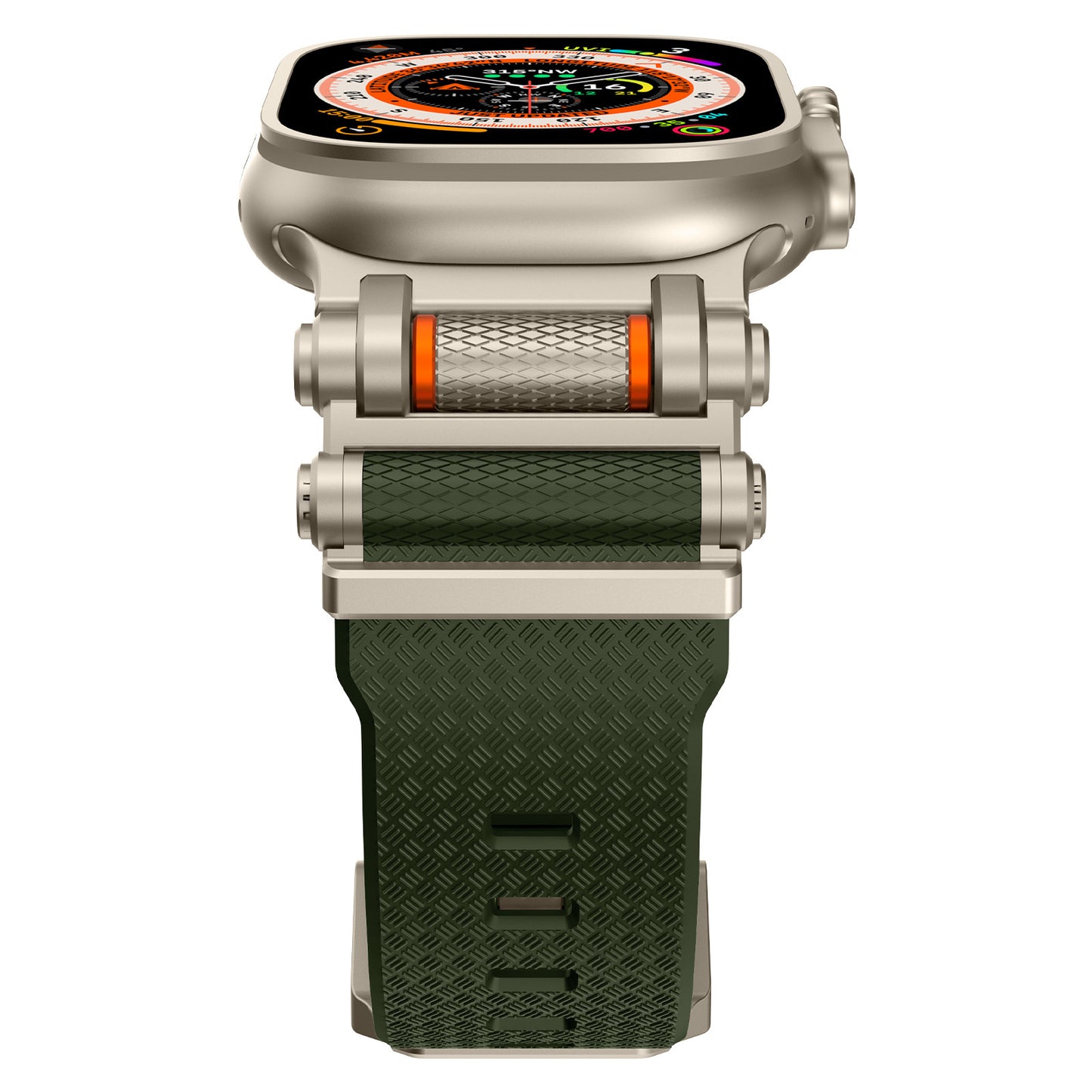 Applicable Apple Watch Band Samsung Ultra Band Carbon Fiber Silicone Band Steel Destiny Gear
