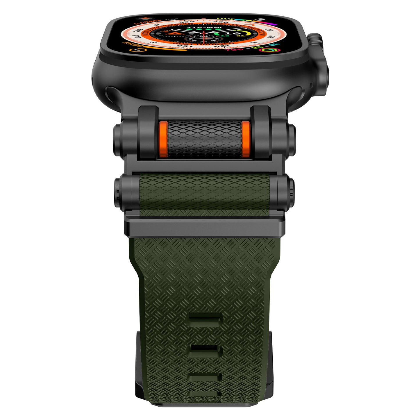 Applicable Apple Watch Band Samsung Ultra Band Carbon Fiber Silicone Band Steel Destiny Gear