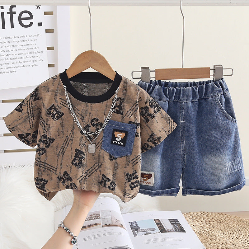 Summer clothing thin children's clothing