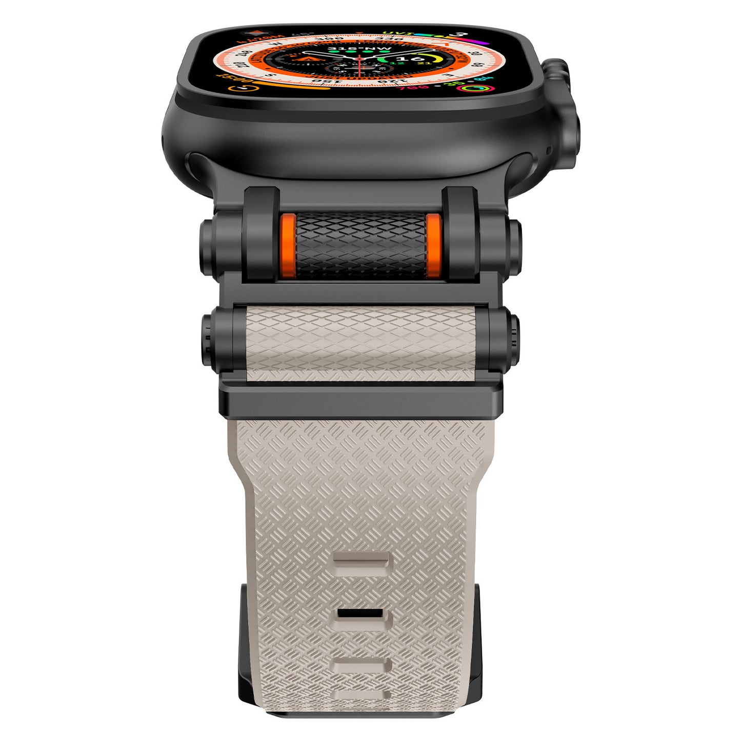 Applicable Apple Watch Band Samsung Ultra Band Carbon Fiber Silicone Band Steel Destiny Gear
