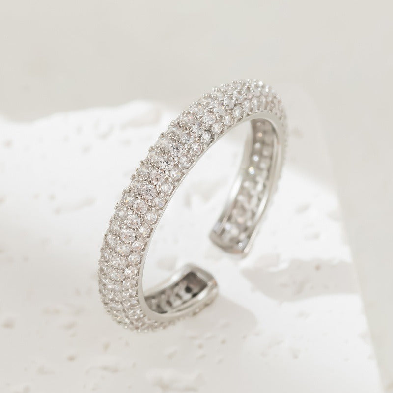 Gold Plated Open Index Finger Ring Wedding Bride Wedding Ring Handicraft
