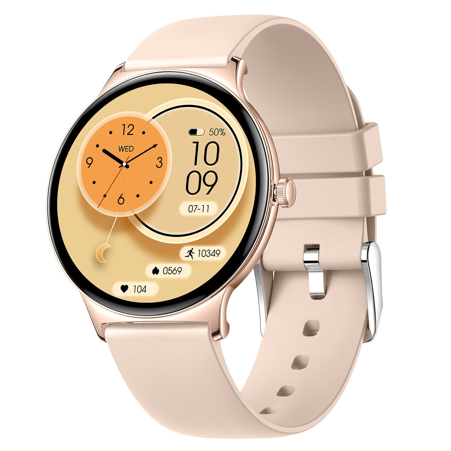 V89 Smart Watch Ultra-Thin Bluetooth Calling HD Screen Sport Waterproof Message Call Reminder AMOLED