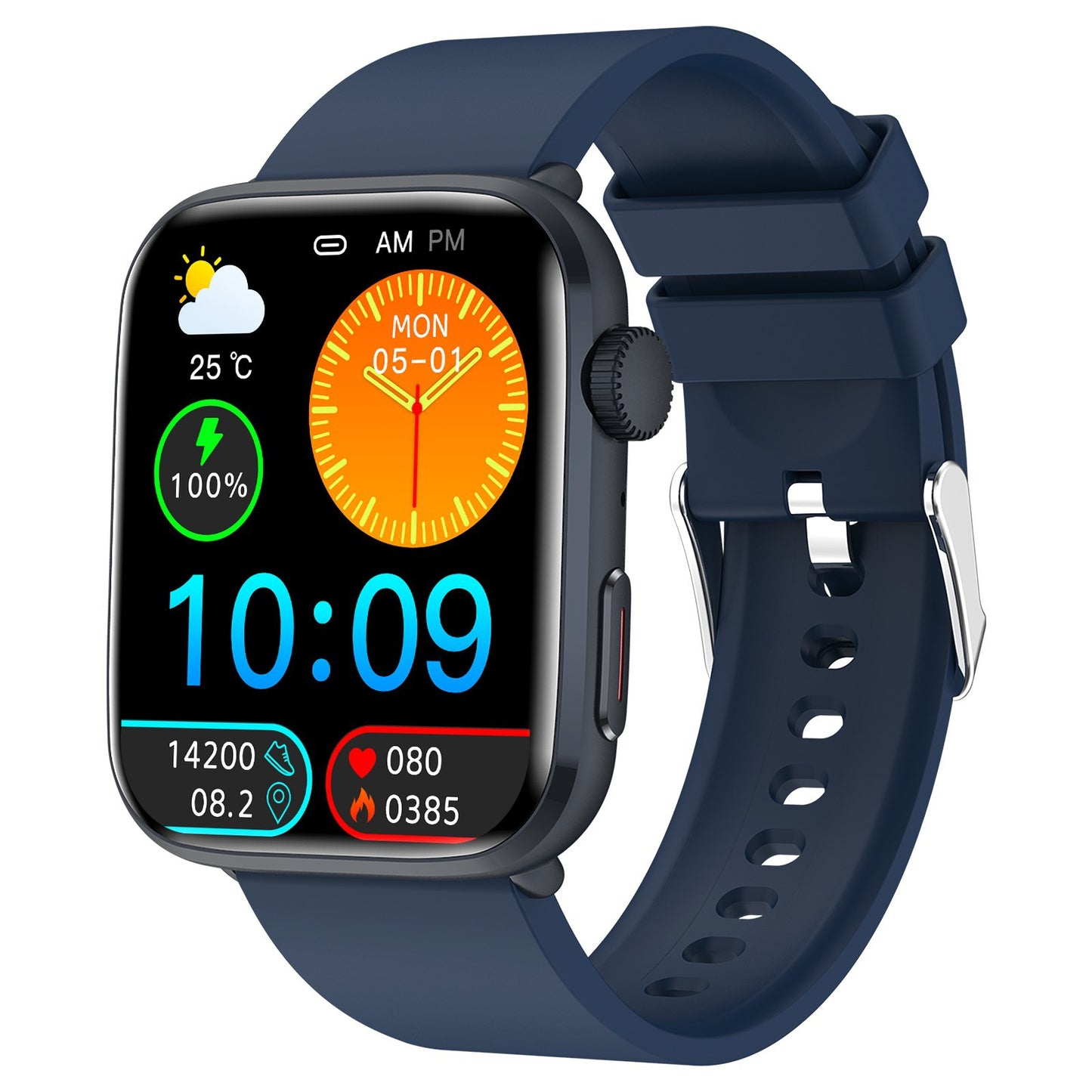 T92 smartwatch Bluetooth call heart rate blood oxygen body temperature health monitoring sports waterproof