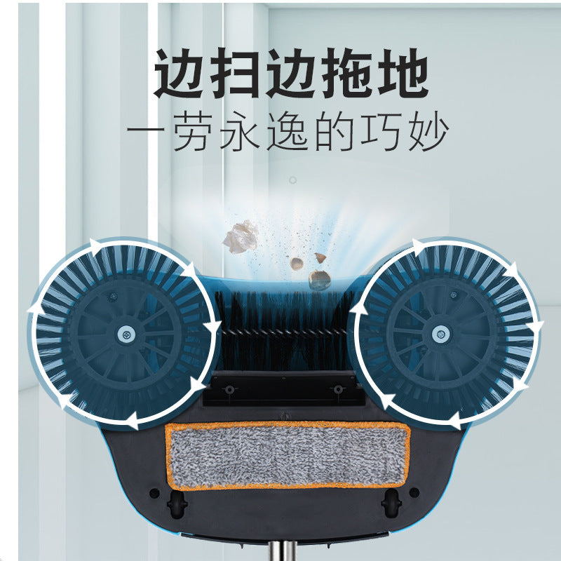 Handheld Vacuum Cleaner with Sweeping Function, Soft Broom and Dustpan Set, Combination Cleaning Tool for Home Use, Easy Hair Removal Broom