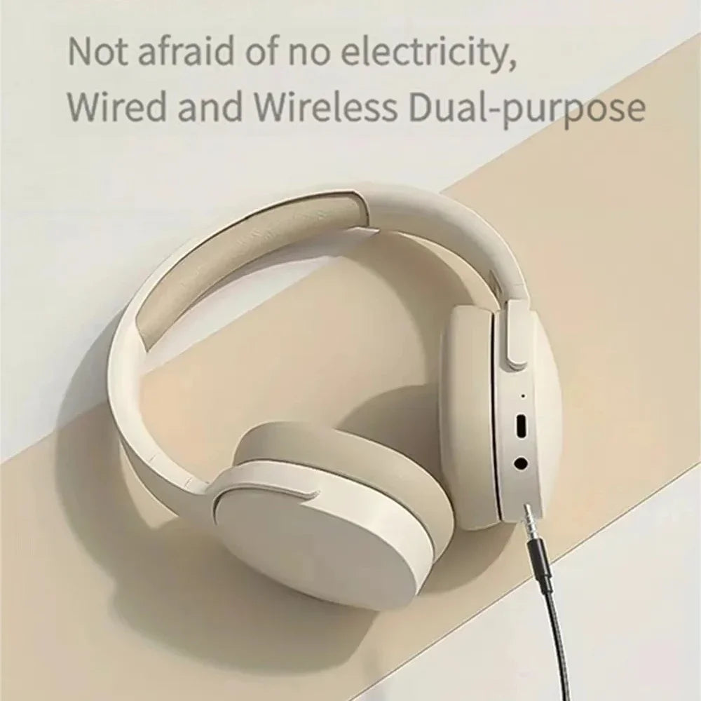 Bluetooth 5.3 Headsets Gaming Headphones Dual Mode Wireless Earphones Foldable Noise Reduction Music Headsets