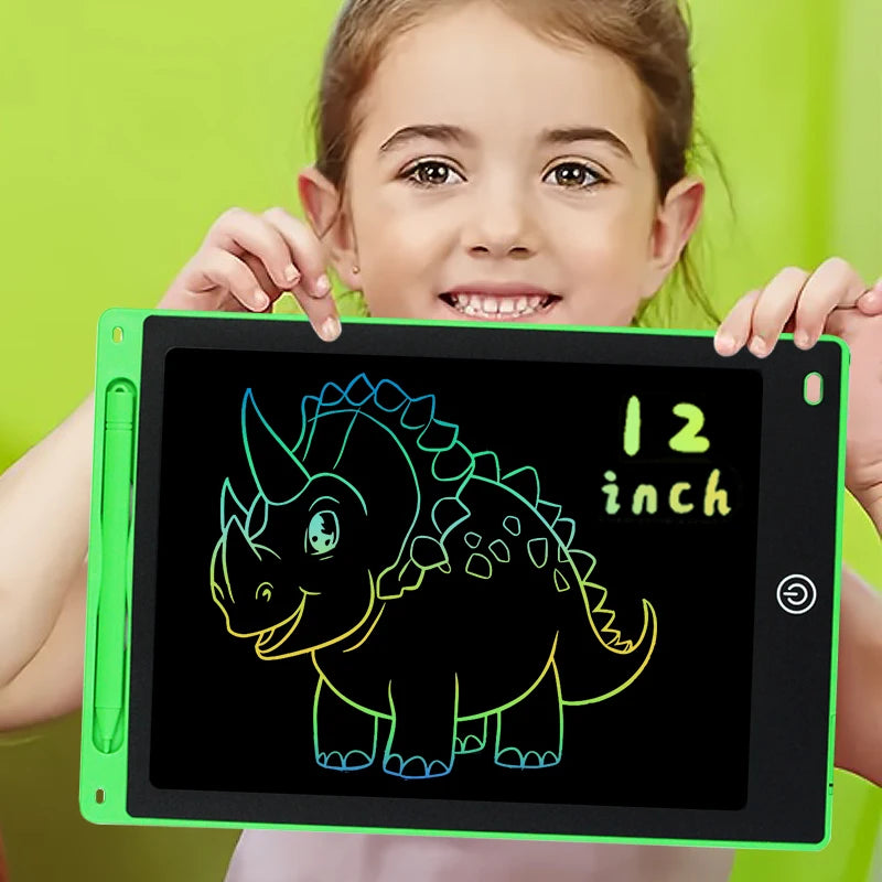RSP 12 Inch LCD Drawing Board Electronic Writing Tablet Colorful Screen Doodle Board Educational toy For 3-8 Kids Birthday Gifts
