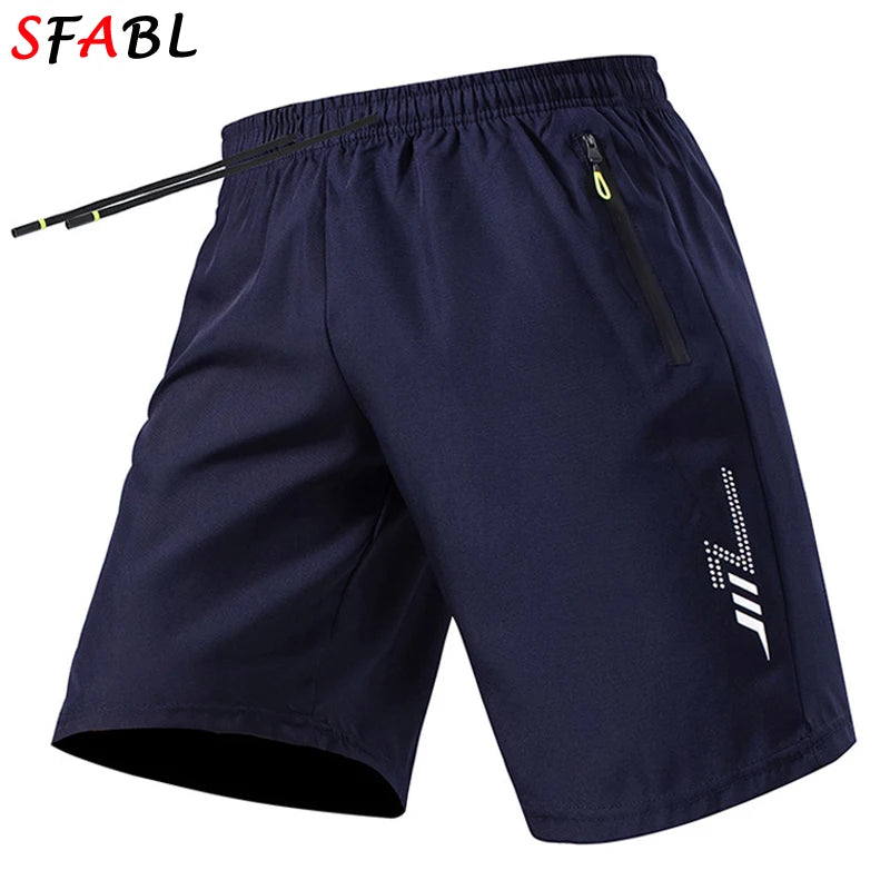 Men's Shorts Summer Football Soccer Sports Short Pants Breathable Drawstring Quick Dry Running Sports Shorts Men Jogging Bottom