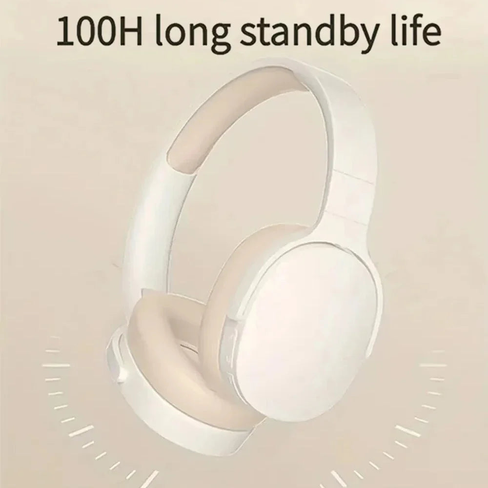 Bluetooth 5.3 Headsets Gaming Headphones Dual Mode Wireless Earphones Foldable Noise Reduction Music Headsets