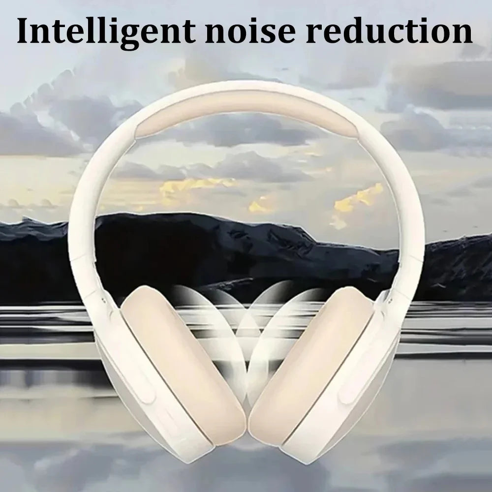 Bluetooth 5.3 Headsets Gaming Headphones Dual Mode Wireless Earphones Foldable Noise Reduction Music Headsets