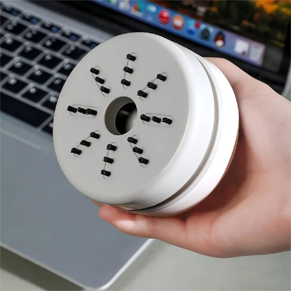 Desk Dust Vacuum with Clean Brush USB Charging for Home Office Table Sweeper Desktop Cleaner Mini Vacuum Cleaner