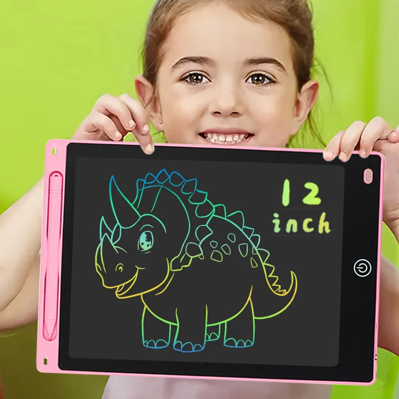 RSP 12 Inch LCD Drawing Board Electronic Writing Tablet Colorful Screen Doodle Board Educational toy For 3-8 Kids Birthday Gifts